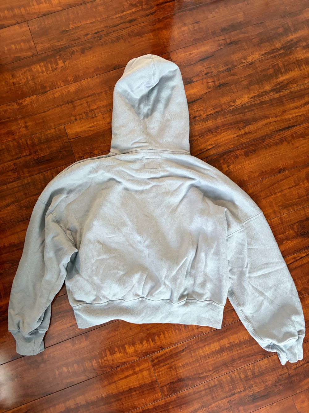 Abercrombie & Fitch Blue/Gray Hoodie | Size L - Picture 3 of 3